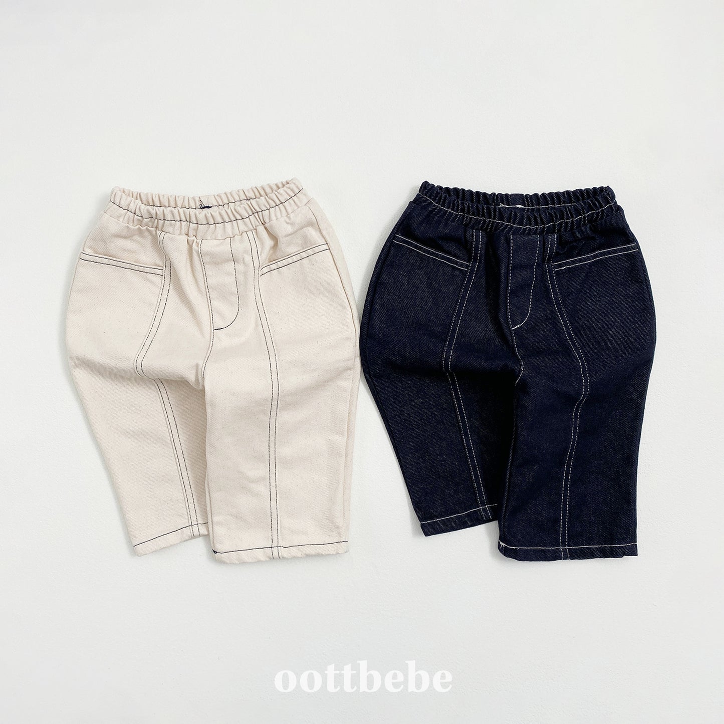 Moby Denim Panel Pants