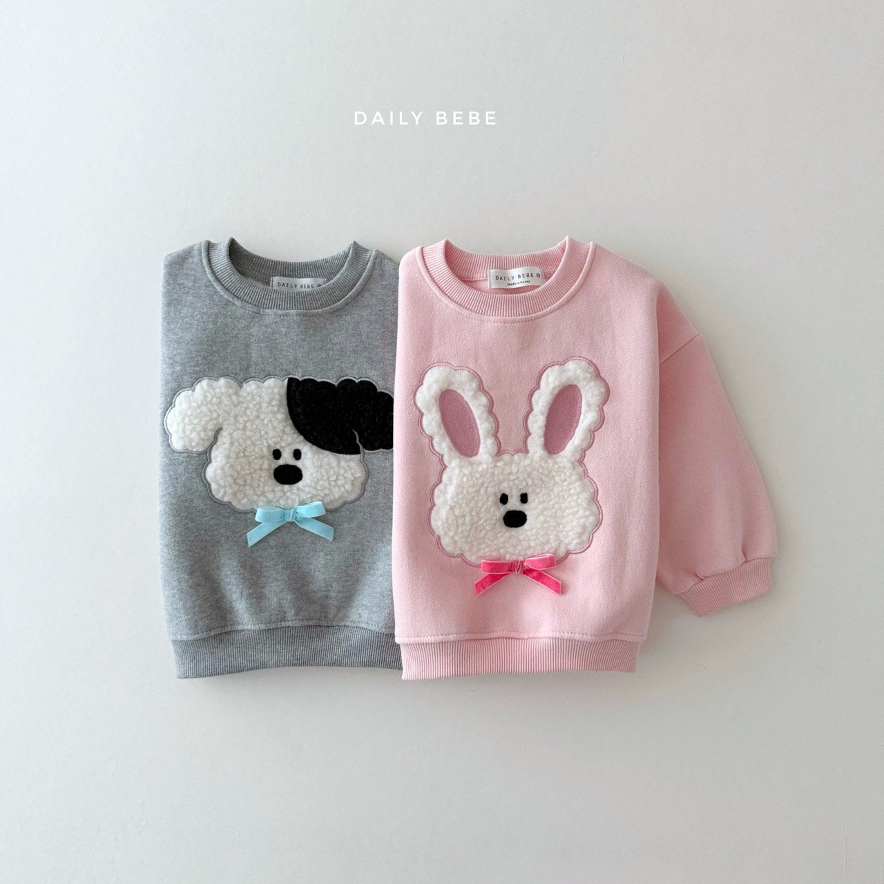 Fuzzy Ribbon Sweatshirt
