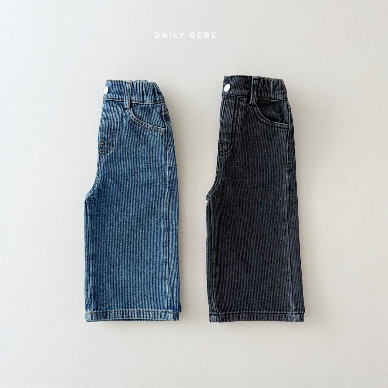 Fleece Denim Pants