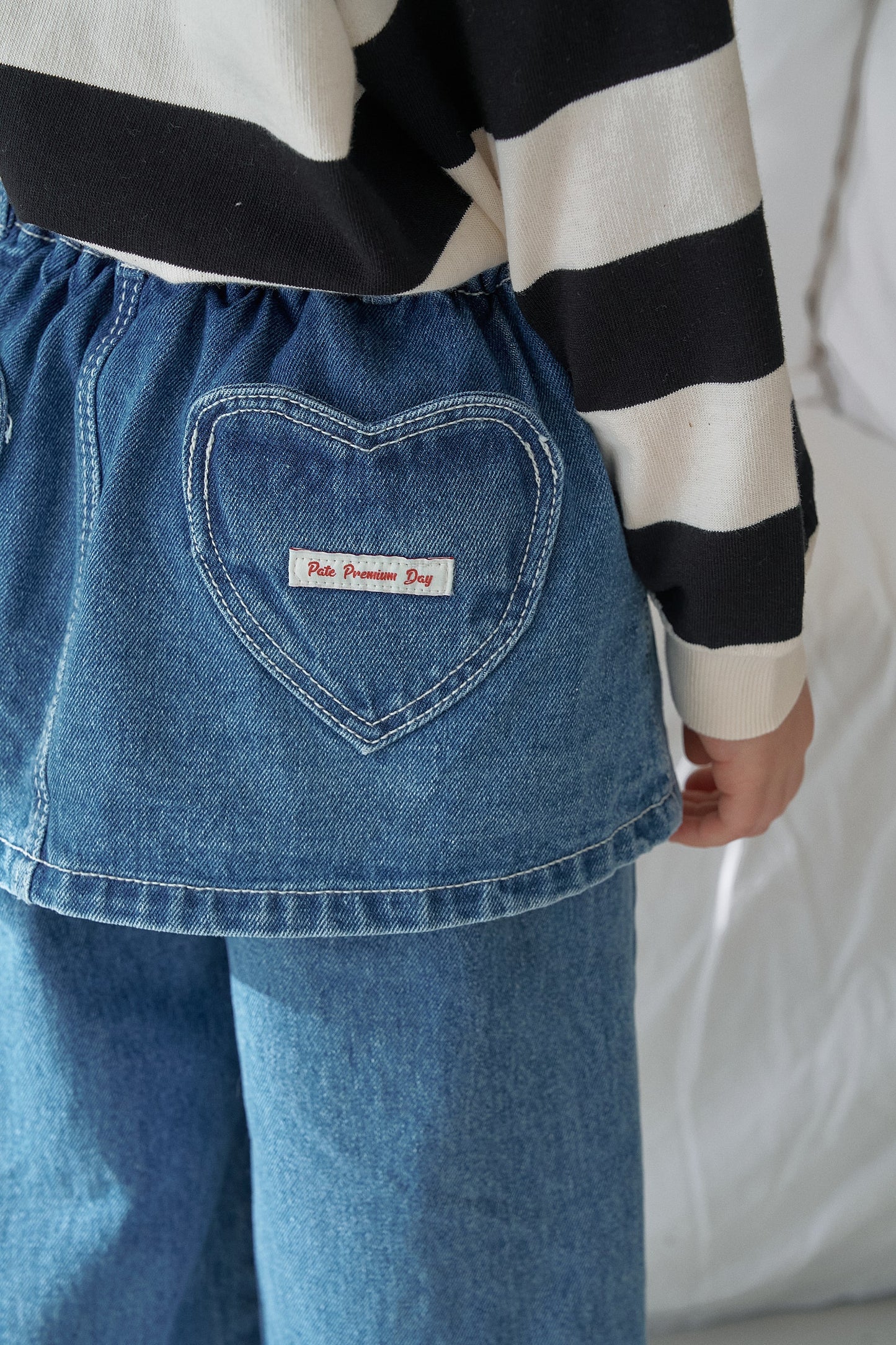Wrap Heart Denim Jeans