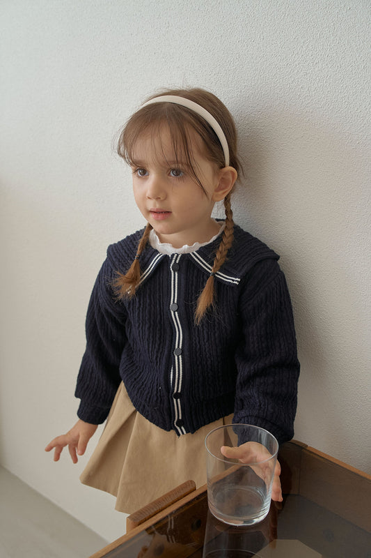 Sailor Collar Cardigan