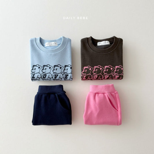 Love Bears Sweat Set