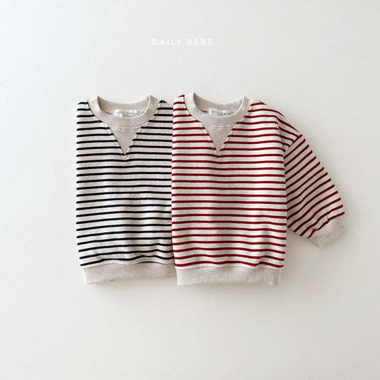 Striped Triangle Patch Sweatshirt