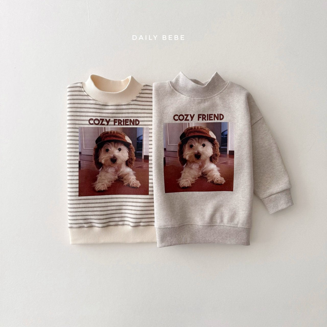 Puppy Mockneck Sweatshirt