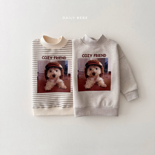 Puppy Mockneck Sweatshirt