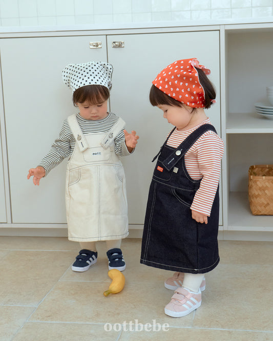 Moby Denim Overall Skirt