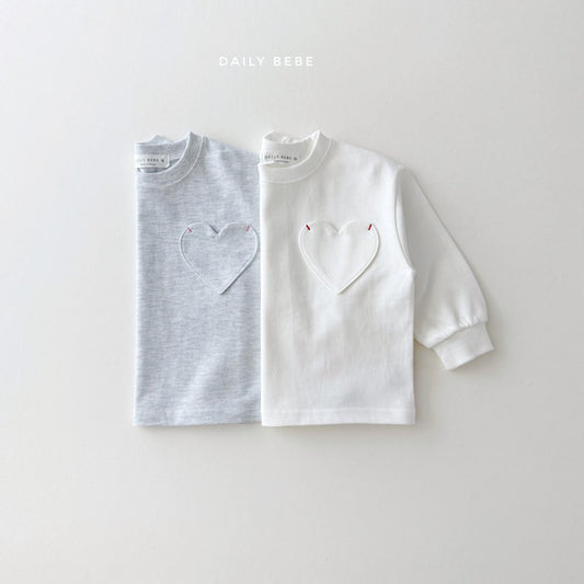 Heart Pocket Long Sleeve Tee