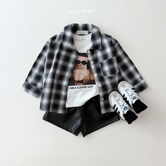 Faux Leather Shorts