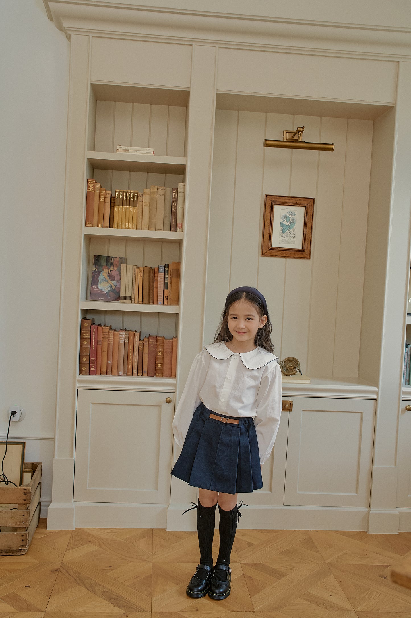Belted Cotton Skirt