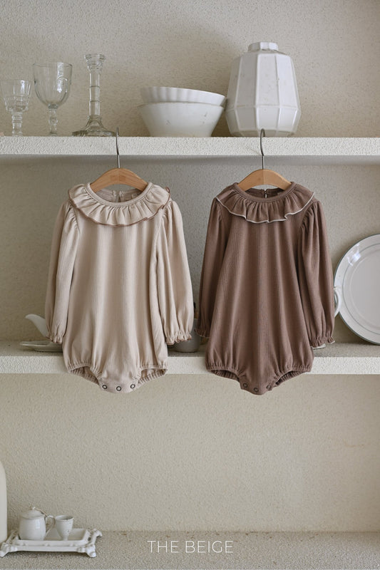 Frilled Collar Romper
