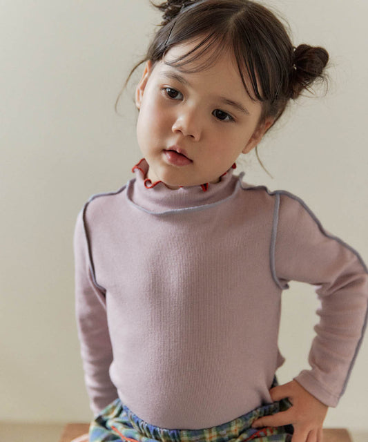 Cotton Modal Turtle Neck T-shirt
