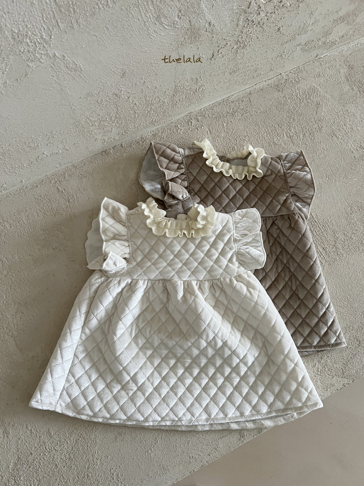 Champagne Baby Bodysuit/ Dress (Sibling Matching Outfit)