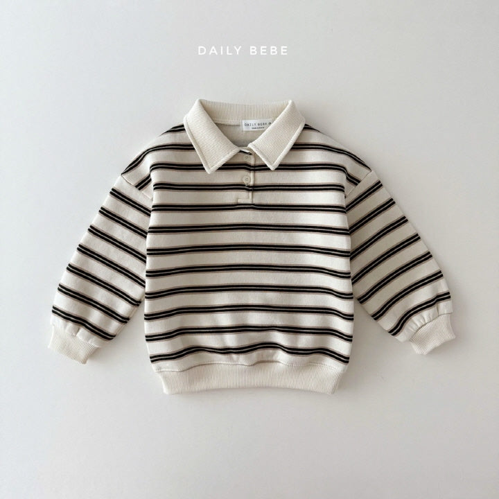 Collar Striped Shirt