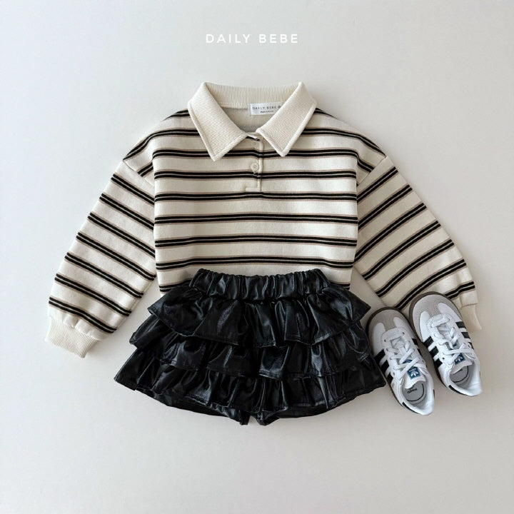 Collar Striped Shirt