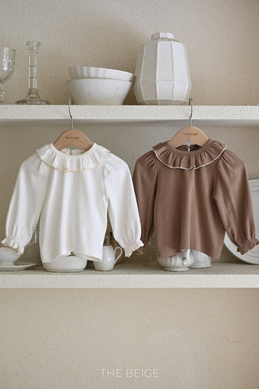Frilled Collar Top