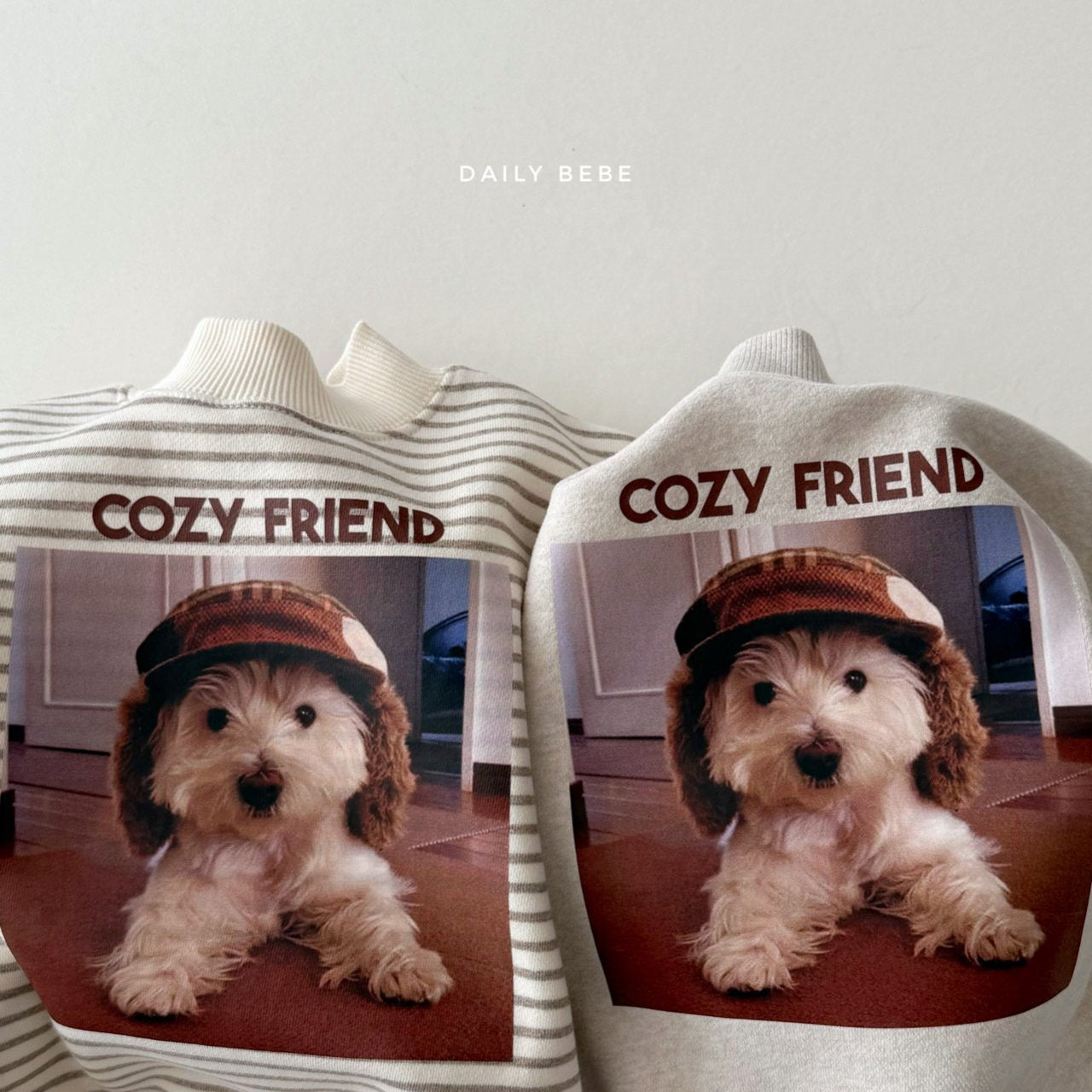 Puppy Mockneck Sweatshirt