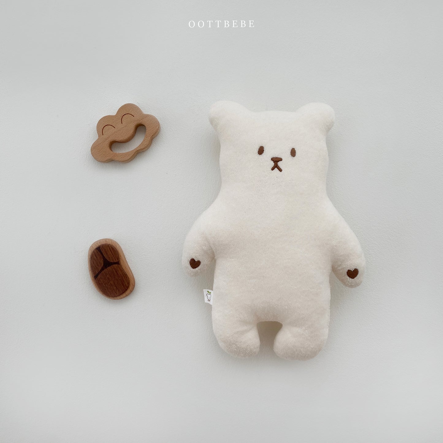 Organic Cotton Stuffed Bear and Bunny