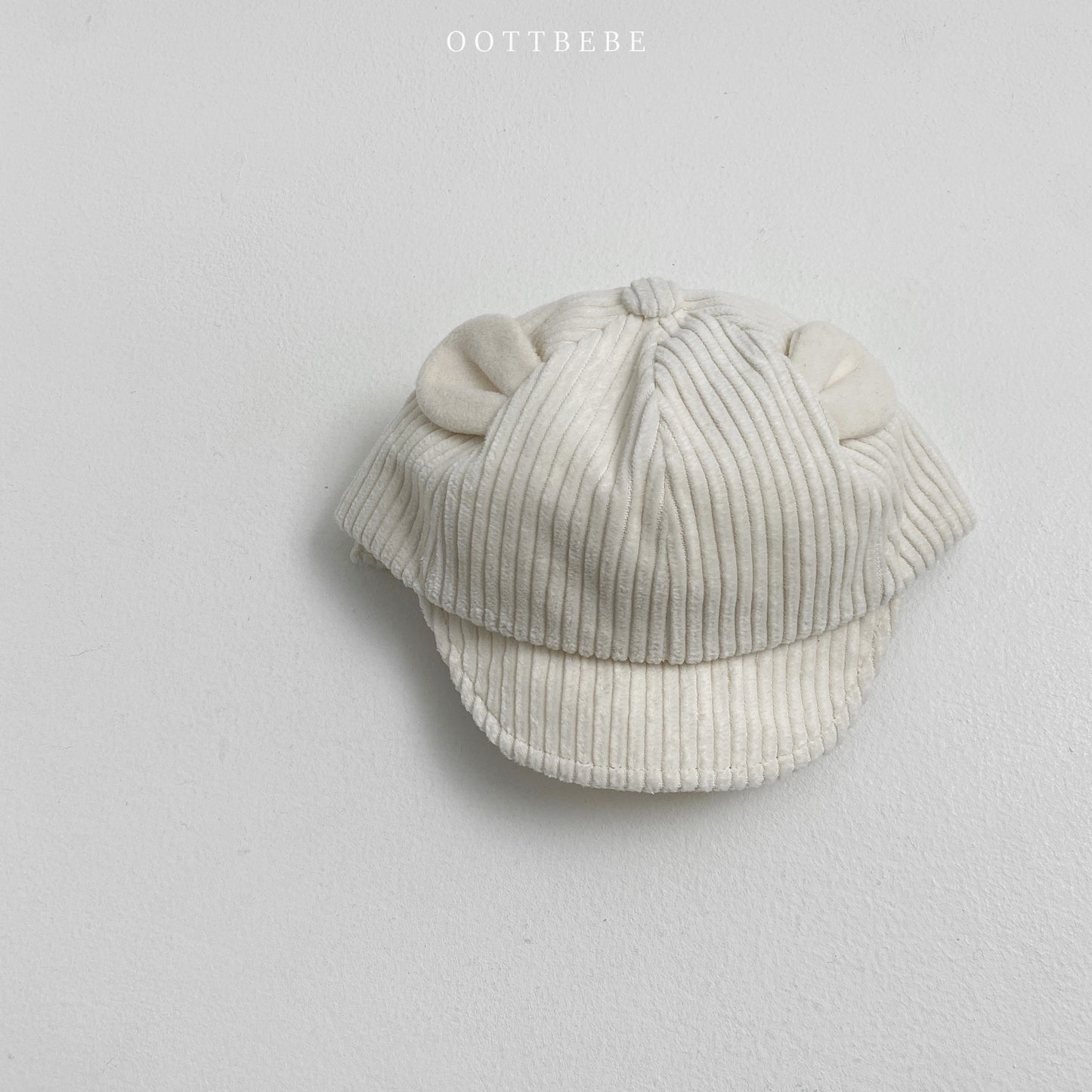 Corduroy Bear Cap