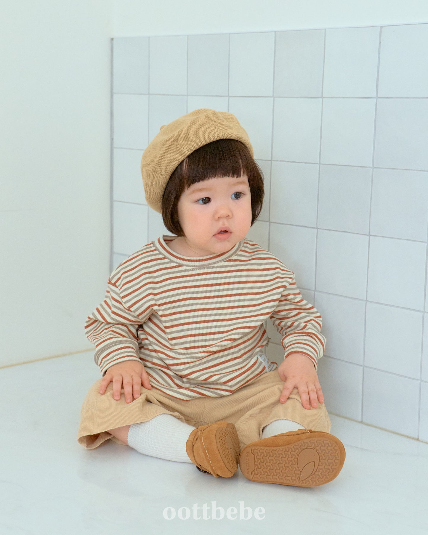 Caramel Stripe T-Shirt