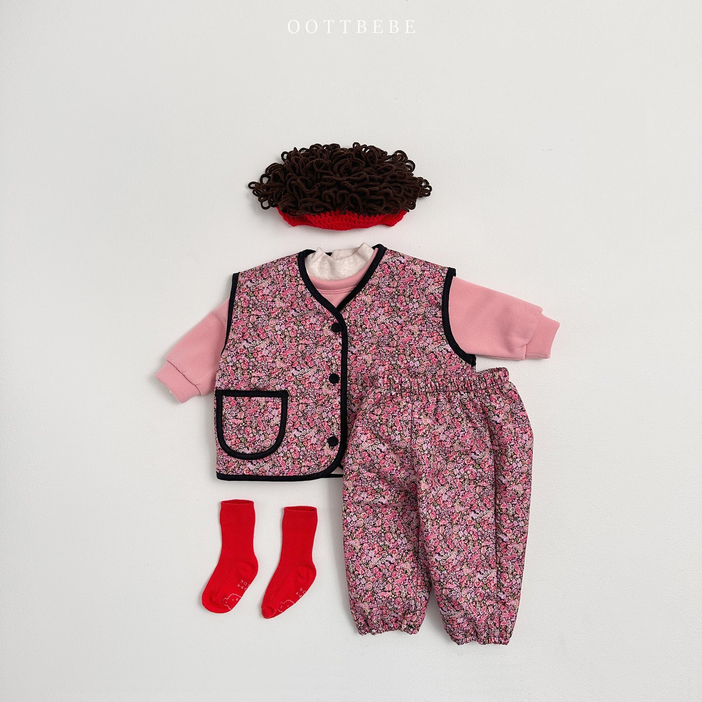 Kimchi-making Quilted Clothing Set(Family Matching Outfit)