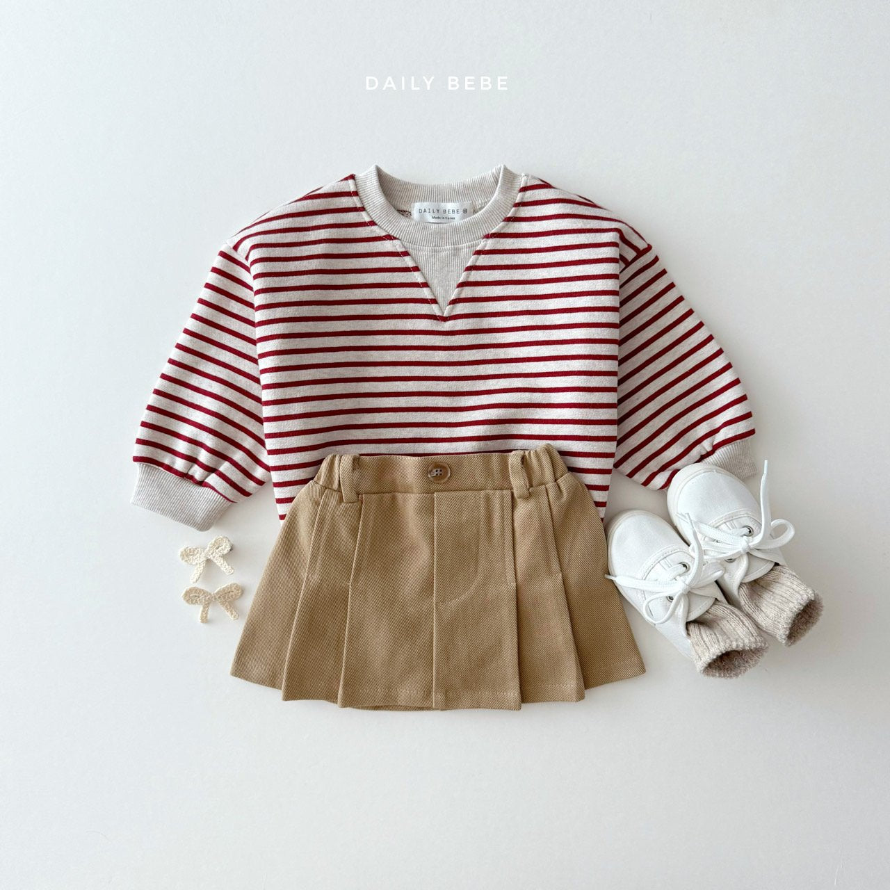 Striped Triangle Patch Sweatshirt