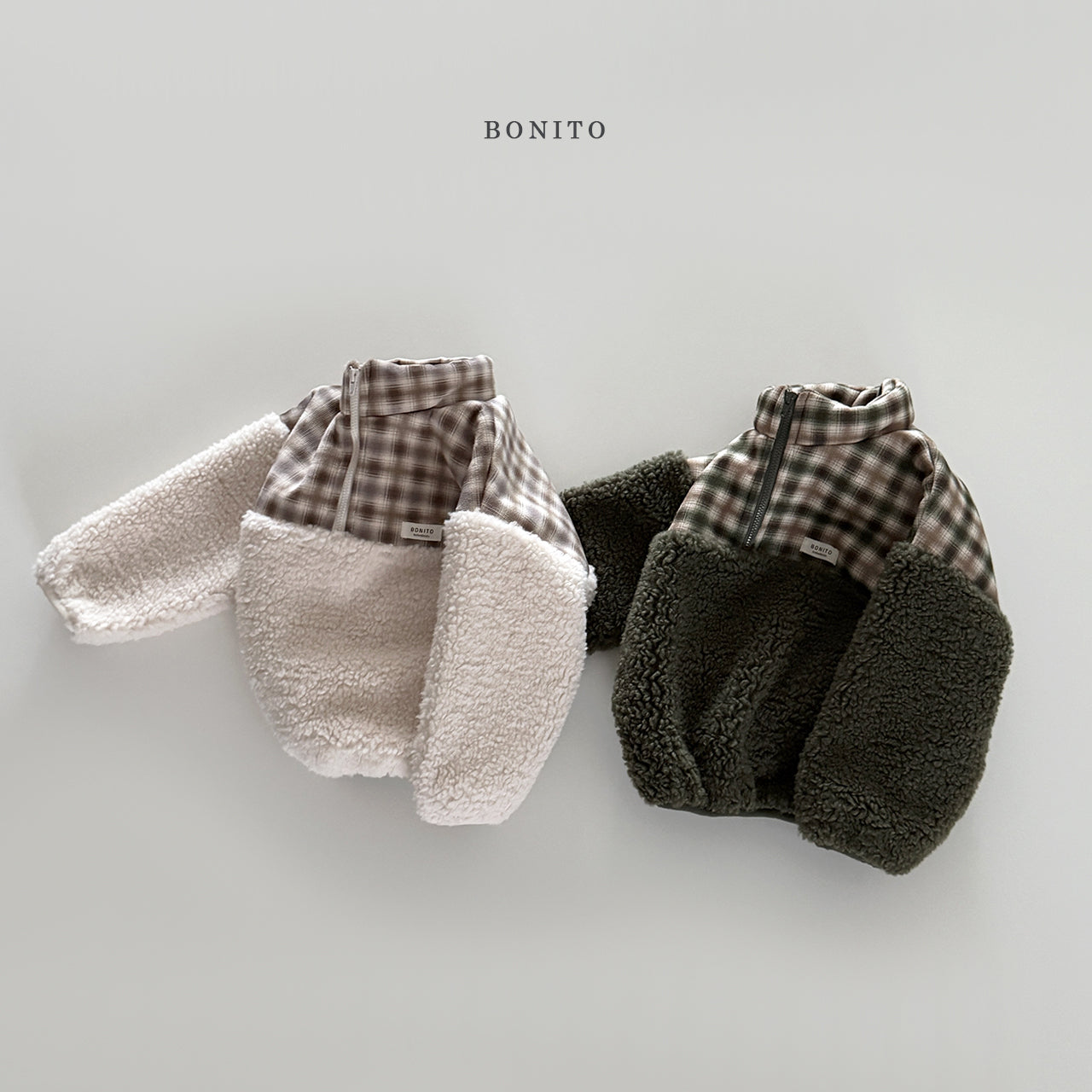 Suede Check Dumble Zipup