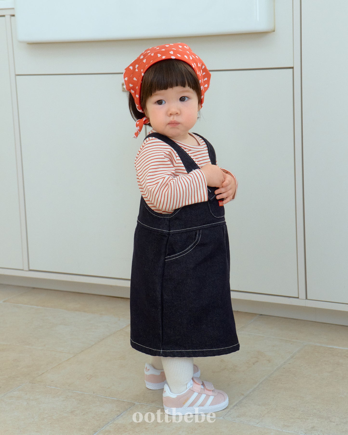 Moby Denim Overall Skirt