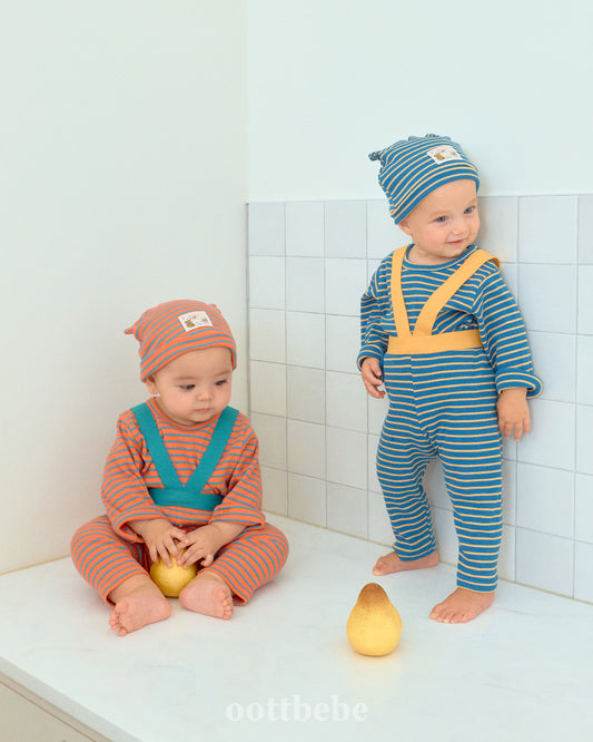 Baby Macaron Overall Set