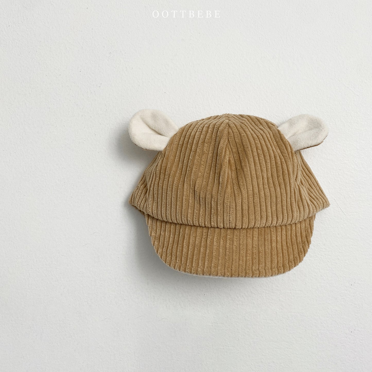 Corduroy Bear Cap