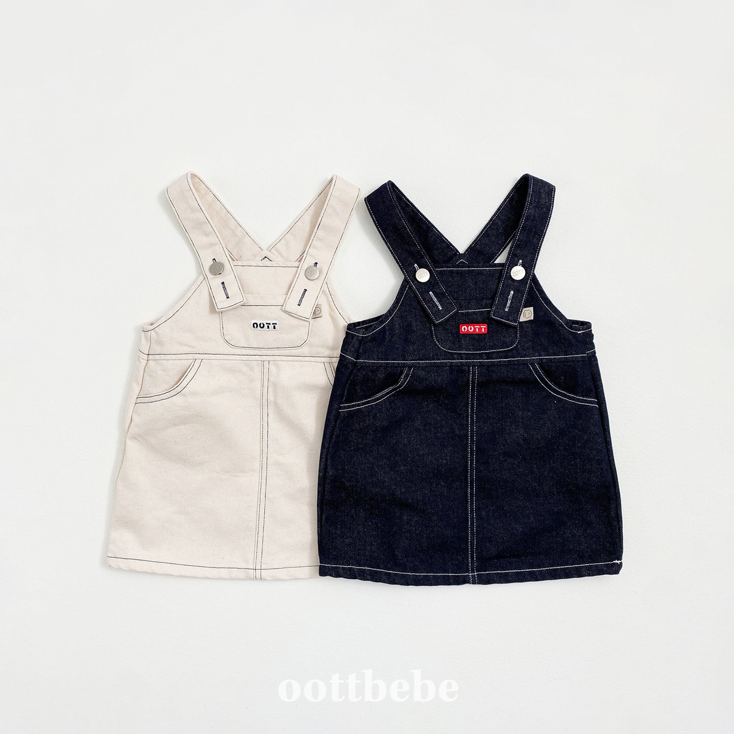 Moby Denim Overall Skirt