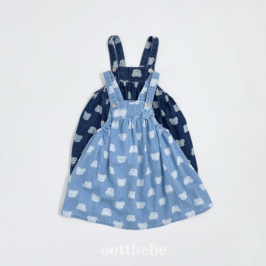 Jelly Bear Denim Dress