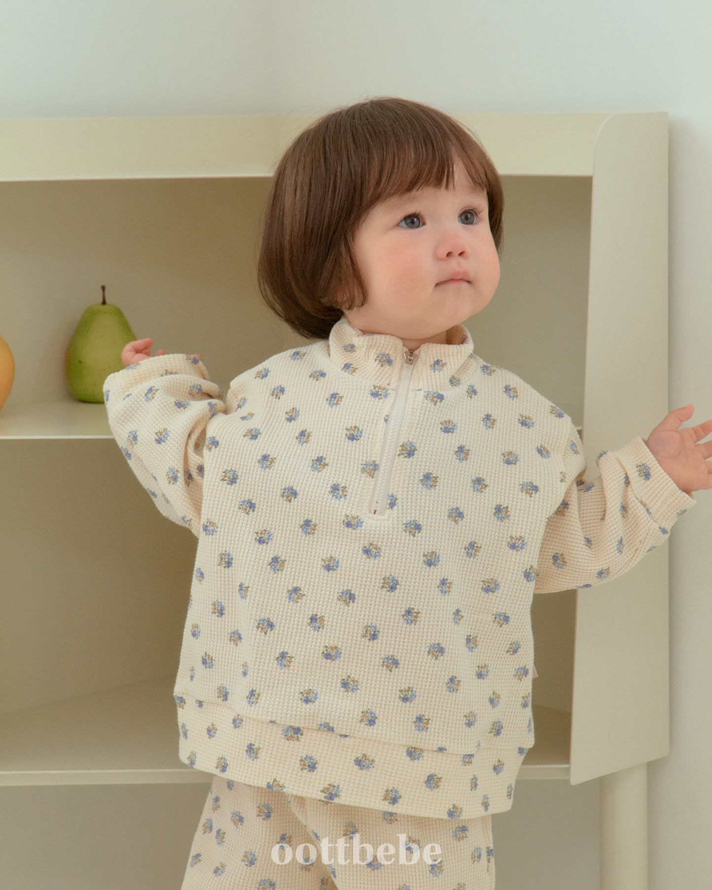 Sweet Waffle Anorak Set (Top & Bottom)