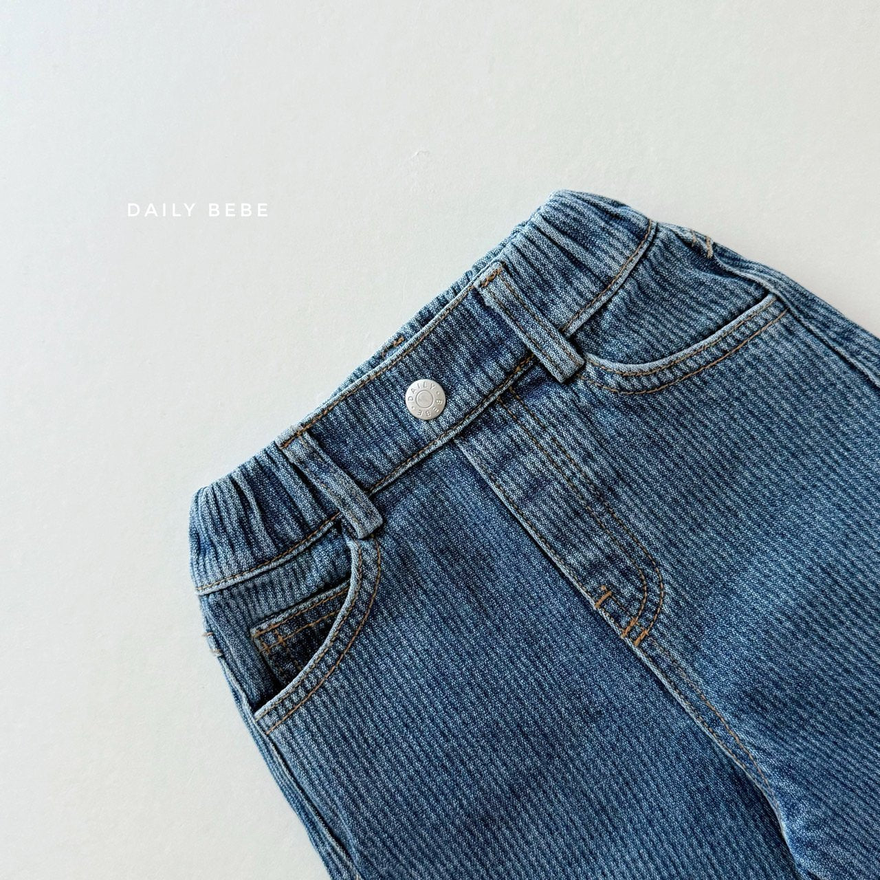 Fleece Denim Pants