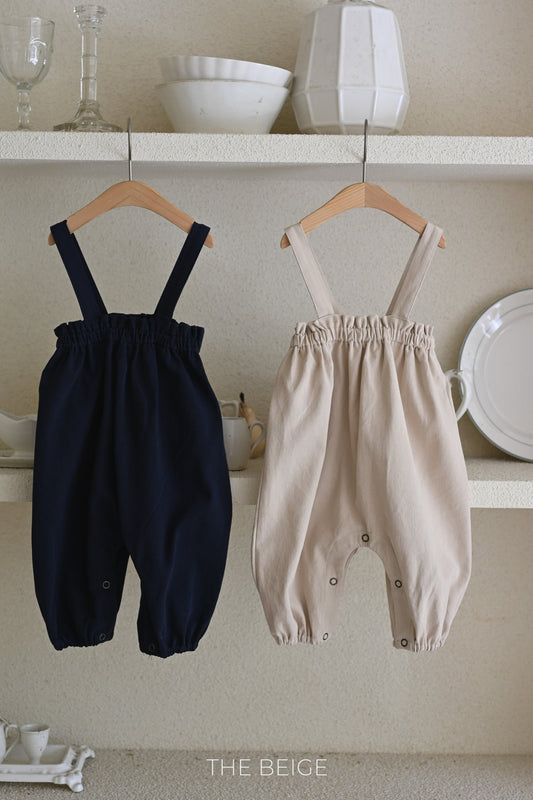Woven Overall Romper