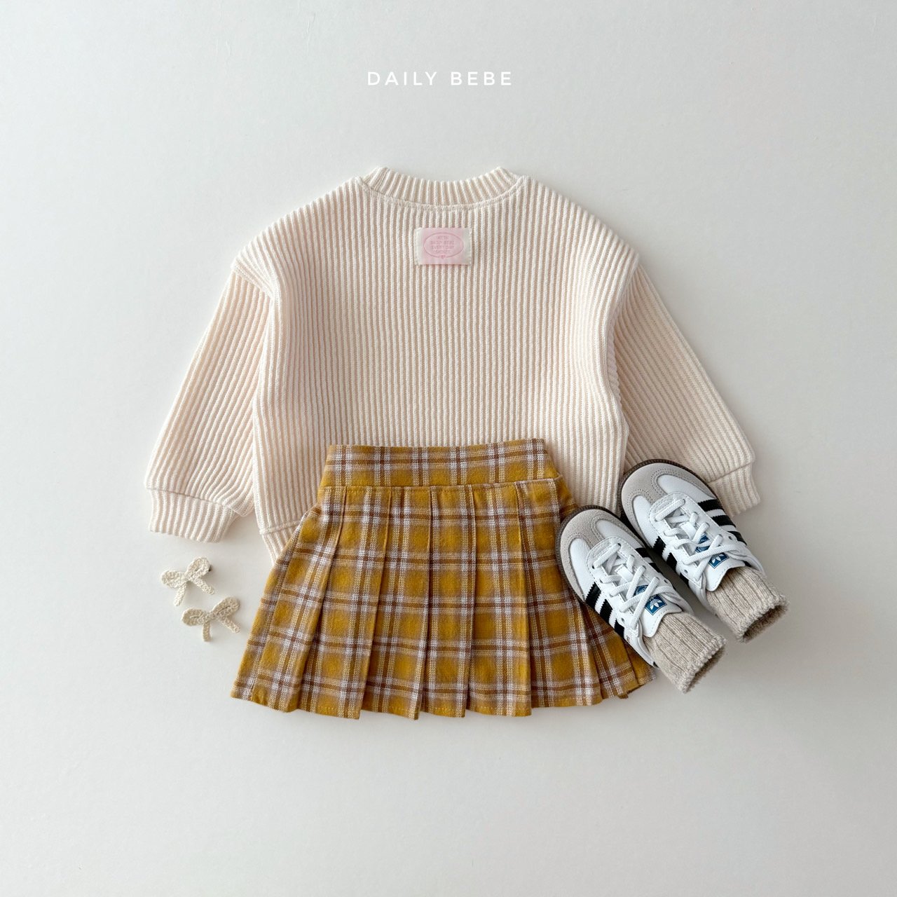 Plaid Pleated School