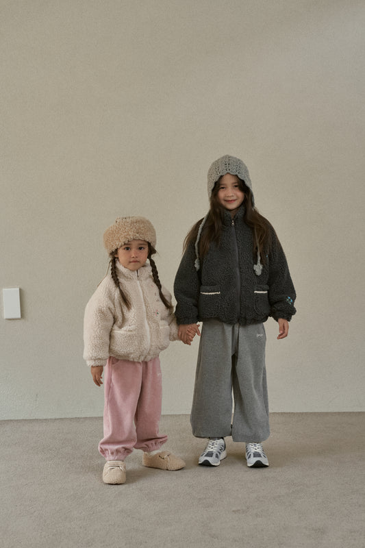 Teddy Fleece Zip-Up Jacket