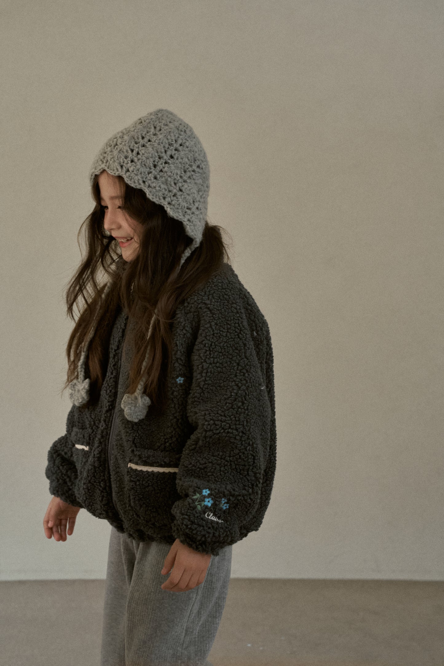 Teddy Fleece Zip-Up Jacket