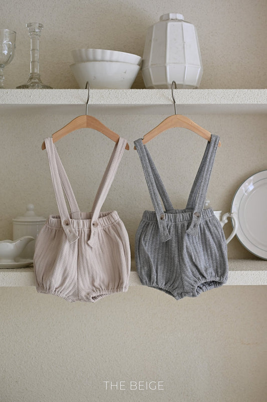 Ribbed Suspender Shorts