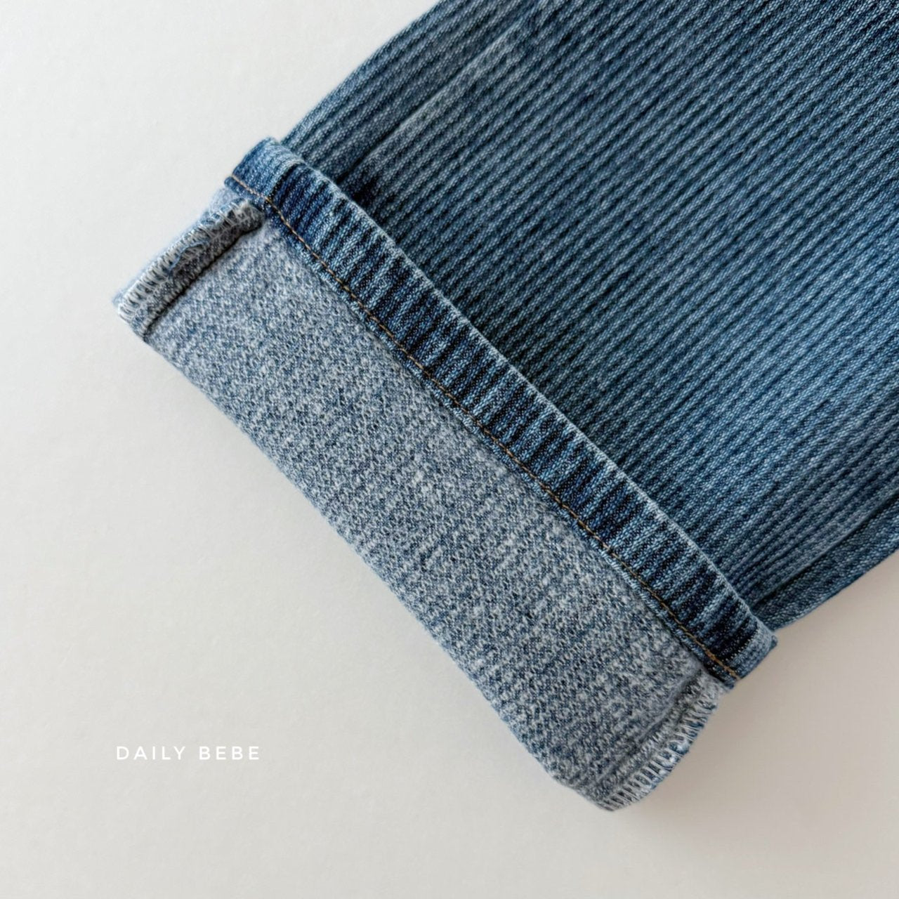 Fleece Denim Pants