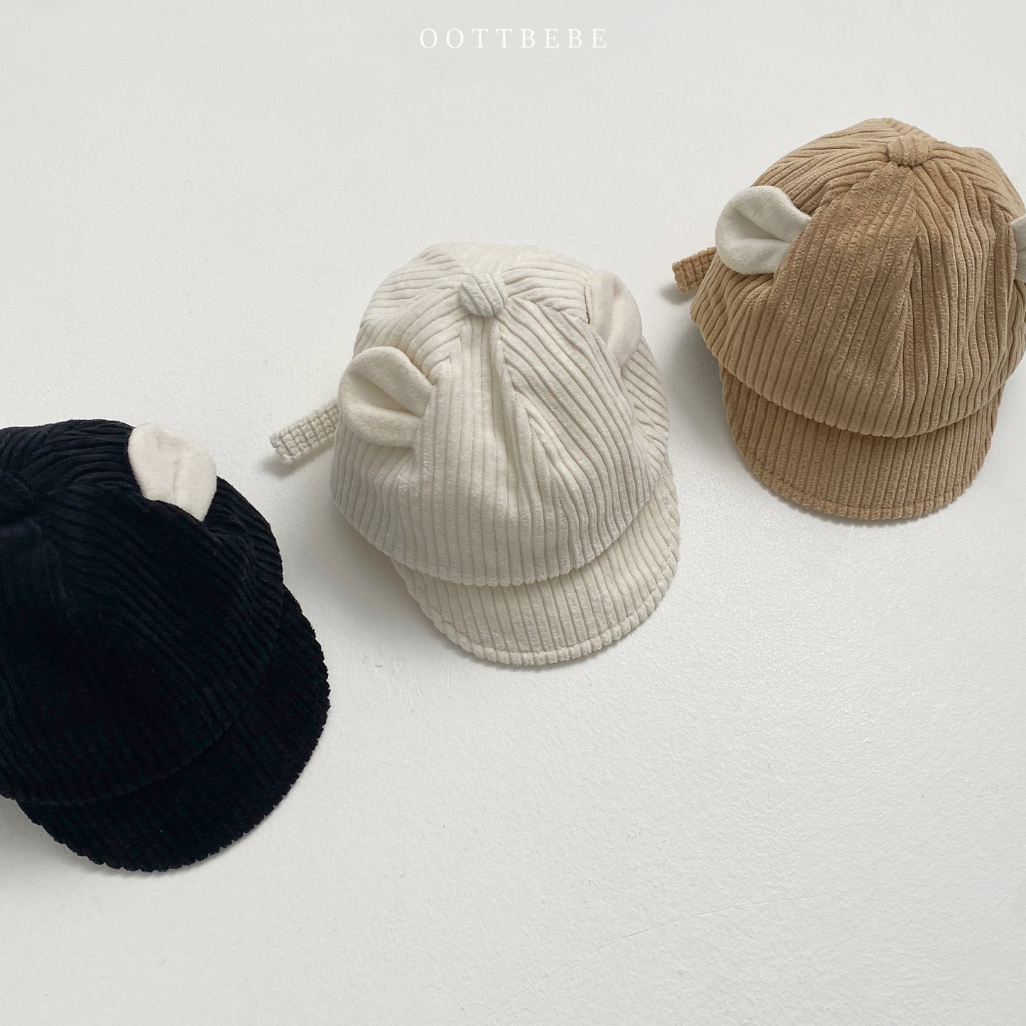 Corduroy Bear Cap