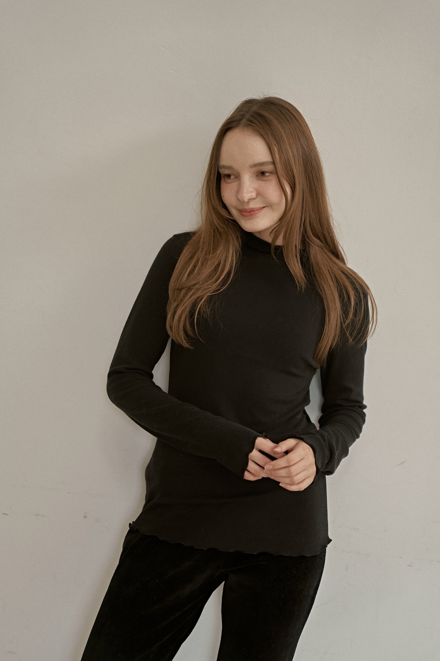 Soft Ribbed Turtleneck (Adult)