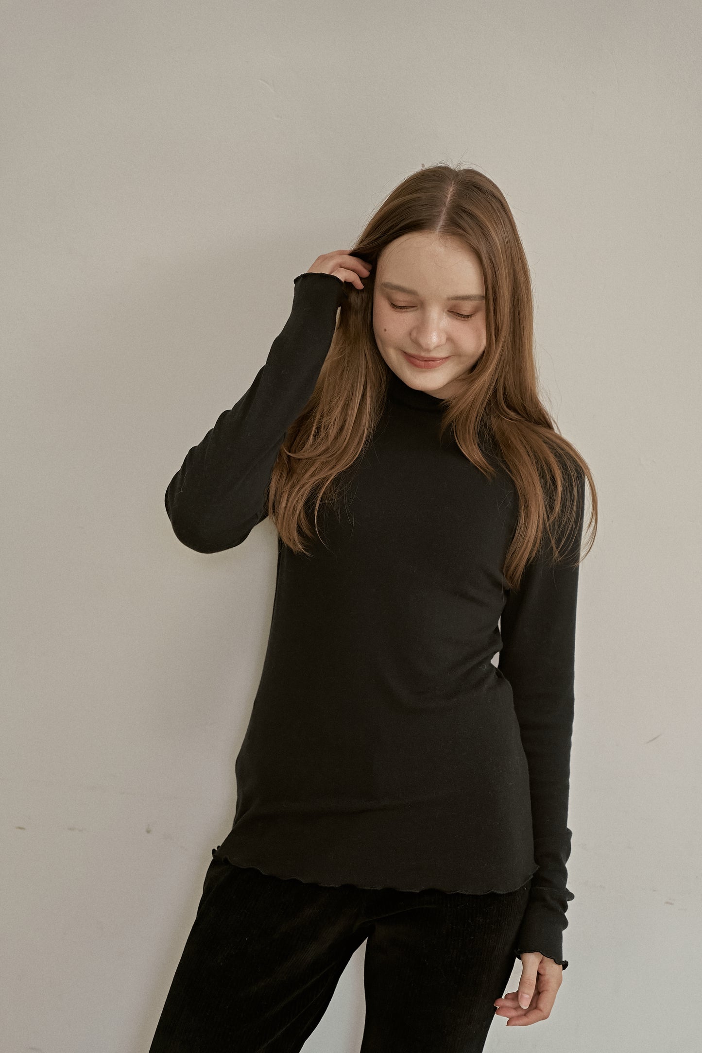 Soft Ribbed Turtleneck (Adult)