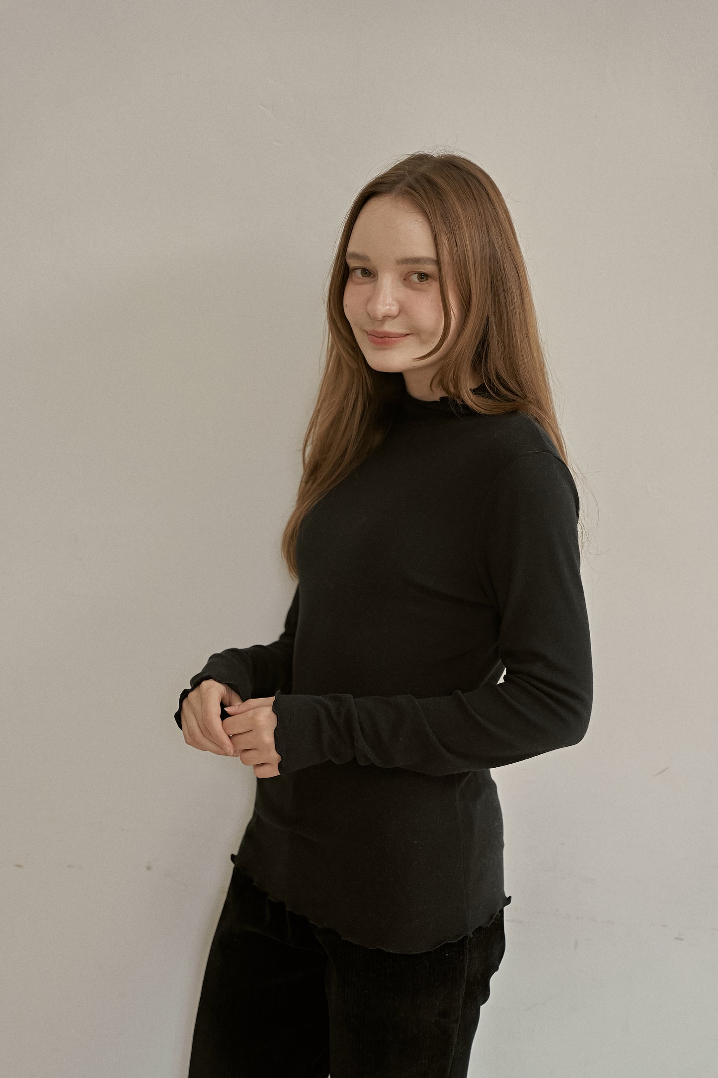 Soft Ribbed Turtleneck (Adult)