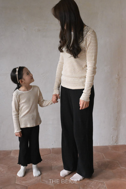 Adult Ribbed Straight Pants