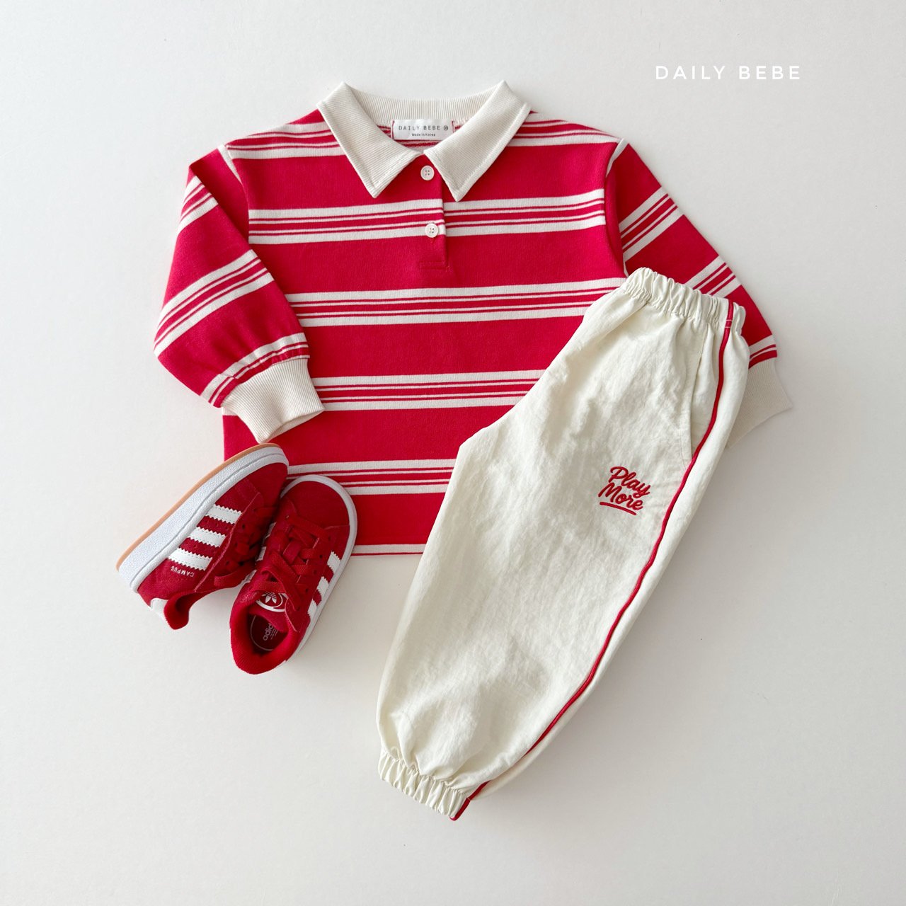 Striped Polo Tee