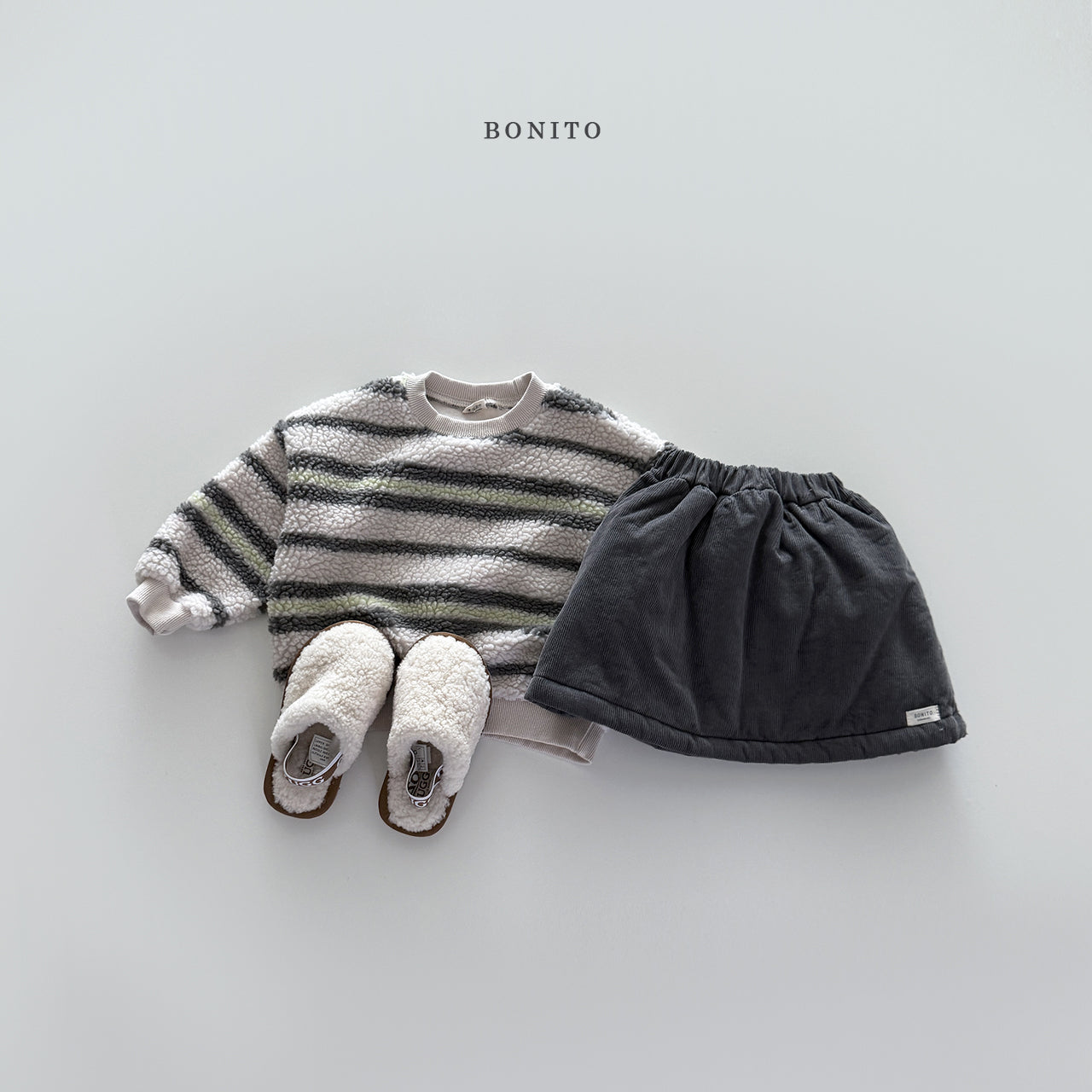 Corduroy Bonding Skirt