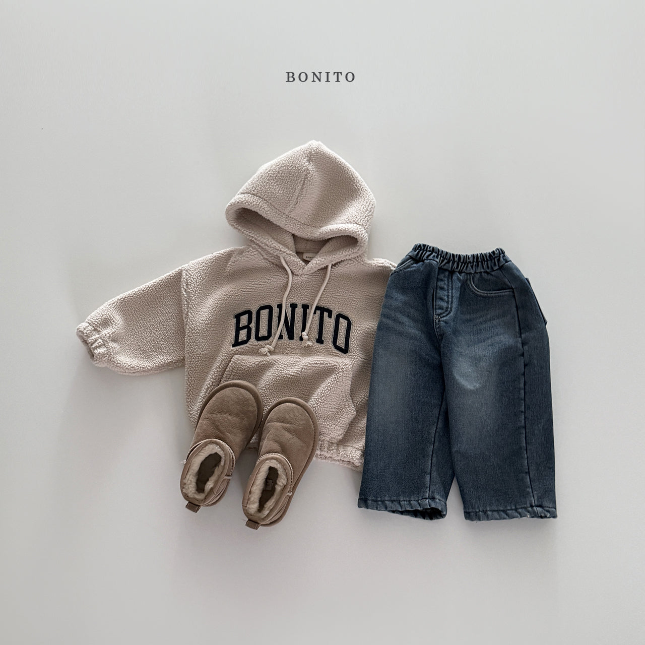 Mongle Bonito Fleece Hoodie (Family Matching Outfit)