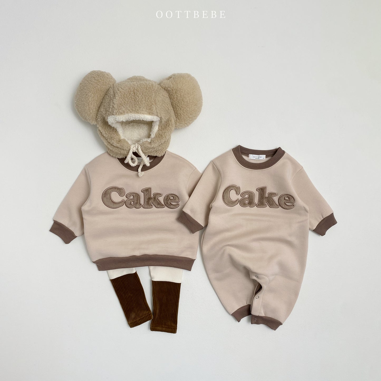 Cake Baby Bodysuit(Sibling Matching Outfits)