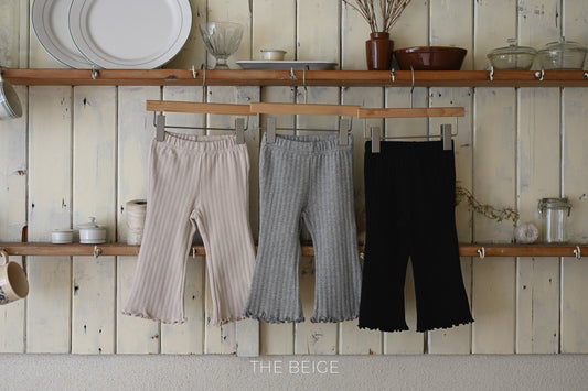 Ribbed Flare Pants