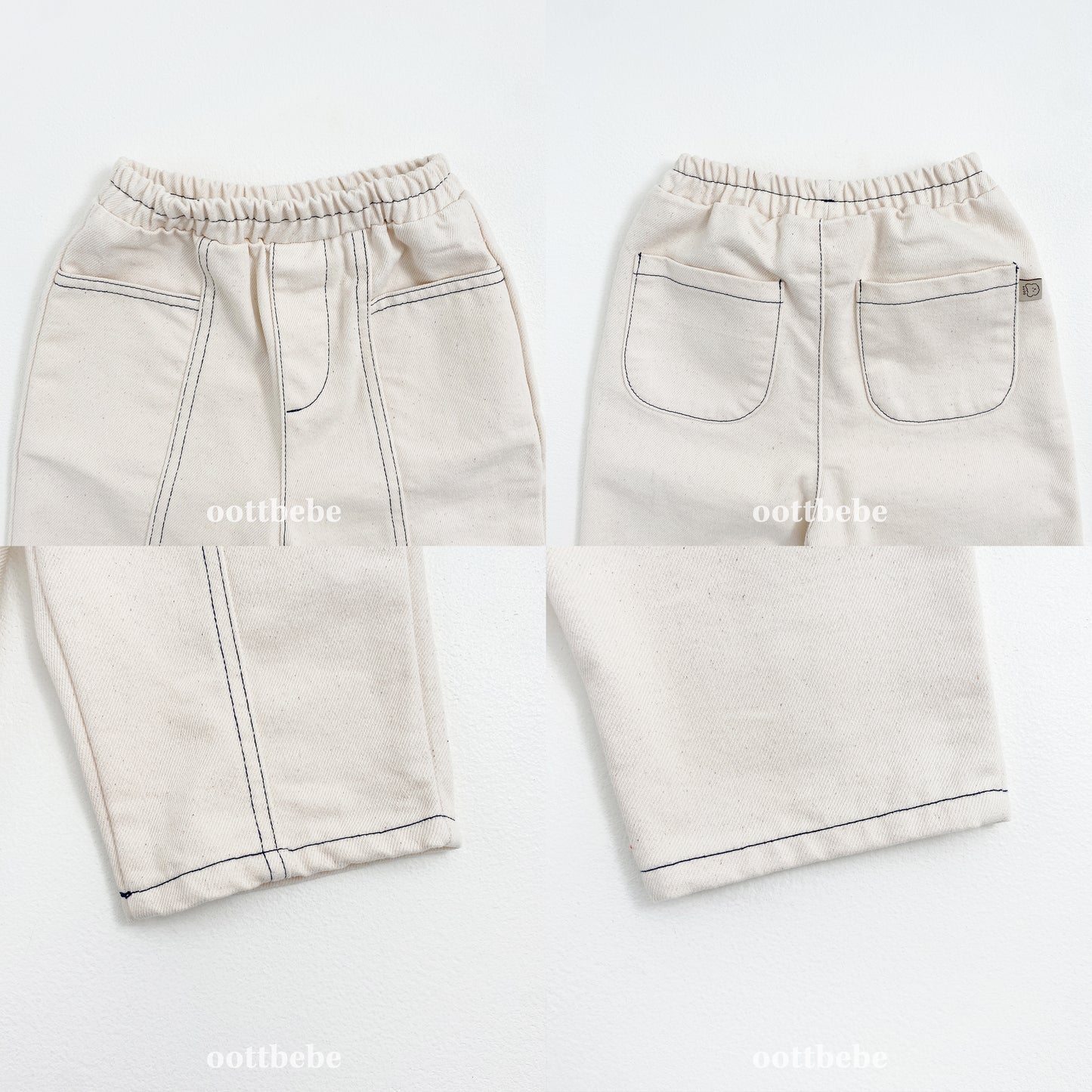 Moby Denim Panel Pants